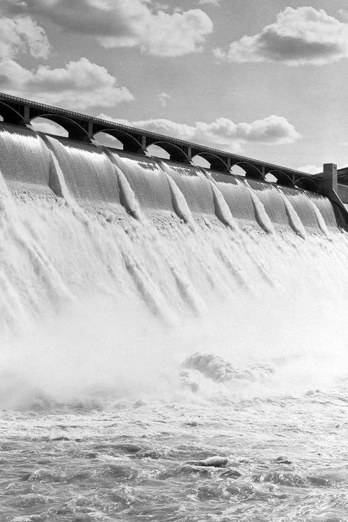 1940s Spillway Of The Grand Coulee Dam Washington State