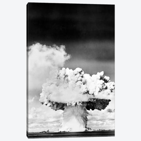 1940s-50s Atomic Bomb Explosion Mushroom Cloud Canvas Print #VTG554} by Vintage Images Canvas Print