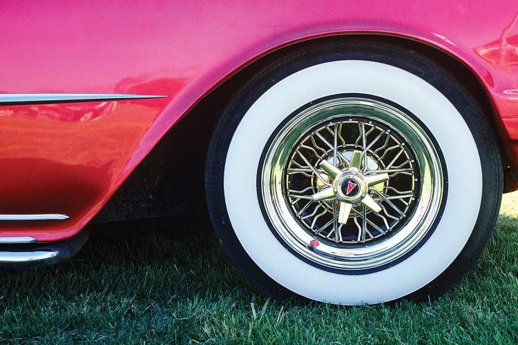 1950s Pontiac Whitewall Tire Detail by Vintage Images wall art