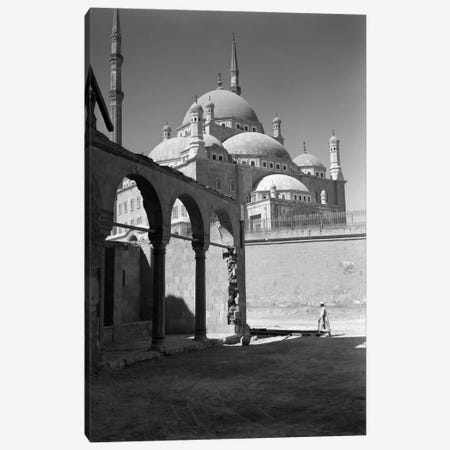 1920s-1930s Cairo Egypt Architectural View Of The Muhammad Ali Alabaster Mosque In The Citadel Built In 1840s Canvas Print #VTG58} by Vintage Images Art Print