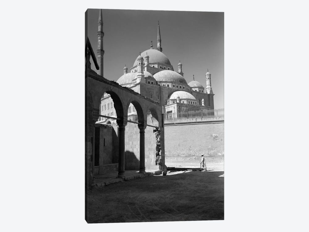 1920s-1930s Cairo Egypt Architectural View Of The Muhammad Ali Alabaster Mosque In The Citadel Built In 1840s by Vintage Images 1-piece Art Print
