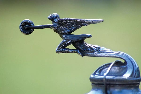 Antique Packard Automobile Hood Ornament