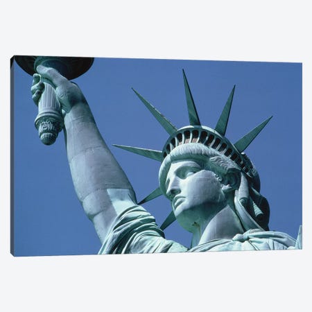 1980s Statue Of Liberty New York City NY USA Canvas Print #VTG704} by Vintage Images Canvas Wall Art