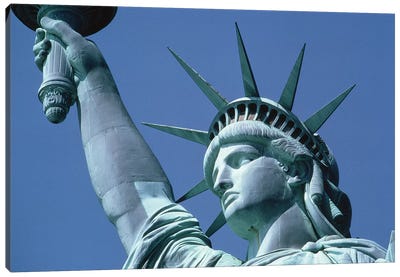 1980s Statue Of Liberty New York City NY USA Canvas Art Print