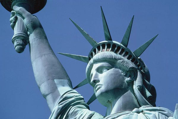 Statue Of Liberty: 1980s Statue Of Liberty New York City NY USA by Vintage Images