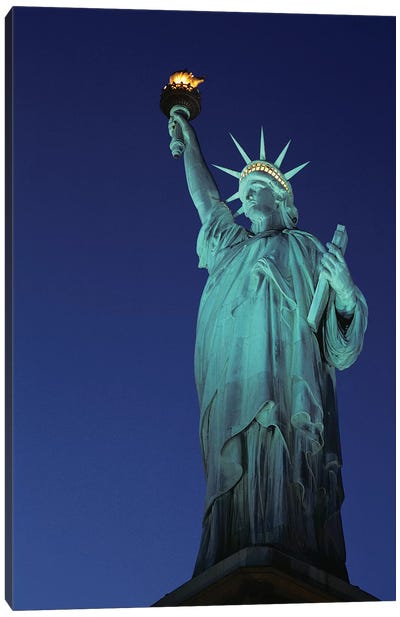 1990s Statue Of Liberty New York City New York USA Canvas Art Print - Indigo Art