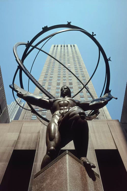 New York City NY Atlas Statue Rockefeller Center