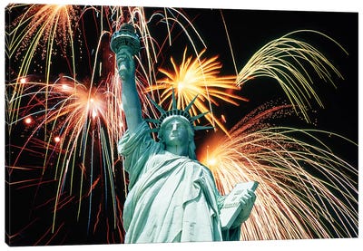 Statue Of Liberty New York NY USA Canvas Art Print - Statue of Liberty Art