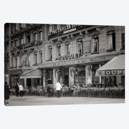 1920s 1930s Fouquet'S Restaurant Cafe Corner Champs Elysees And George V Paris France Canvas Print #VTG735} by Vintage Images Canvas Print