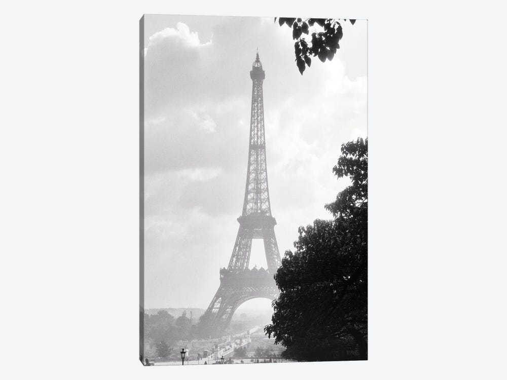 1920s Eiffel Tower Was The Entrance To The 1889 World'S Fair Paris France by Vintage Images 1-piece Canvas Art