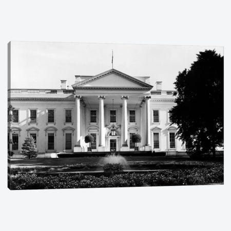 1920s-1930s The White House Washington Dc USA Canvas Print #VTG75} by Vintage Images Canvas Artwork