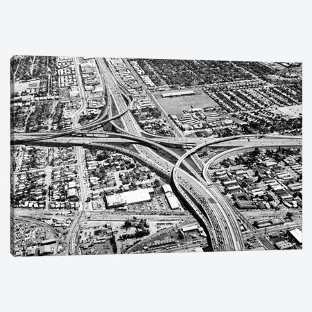 1960s 1970s Junction Of Interstate Us10 And Us405 The 405 And The Santa Monica Freeway In Los Angeles California USA Canvas Print #VTG810} by Vintage Images Canvas Print