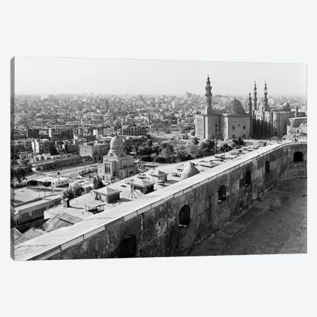 1960s 1970s View Of City And Mohammed Ali Mosque From The Citadel Cairo Egypt Canvas Print #VTG811} by Vintage Images Canvas Print