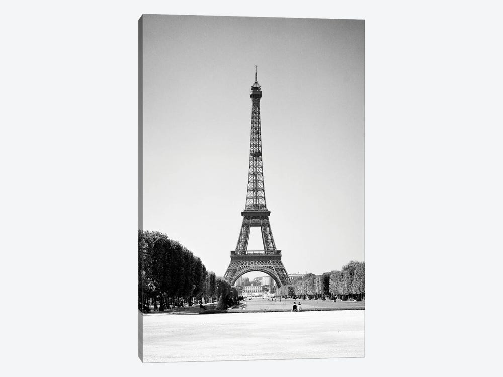 1960s Eiffel Tower Wrought Iron Lattice Structure In The Champ De Mars Built In The 1880s As Entrance To The 1889 World'S Fair by Vintage Images 1-piece Canvas Art