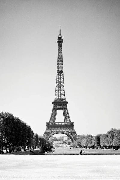 Paris Photography: 1960s Eiffel Tower Wrought Iron Lattice Structure In The Champ De Mars Built In The 1880s As Entrance To The 1889 World'S Fair by Vintage Images