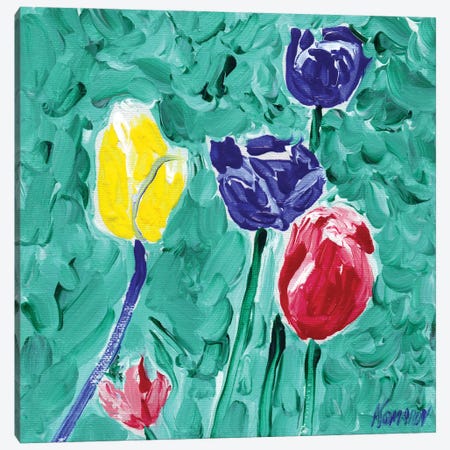 Tulip Flowers Canvas Print #VTK101} by Vitali Komarov Canvas Print