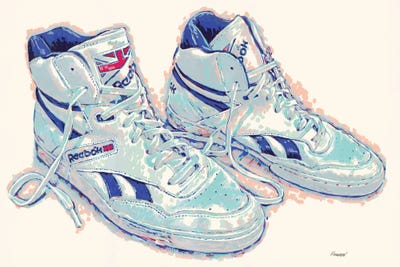 Old Reebok Shoes by Vitali Komarov canvas print