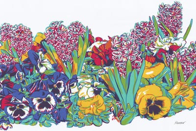 Spring Flowers by Vitali Komarov canvas print