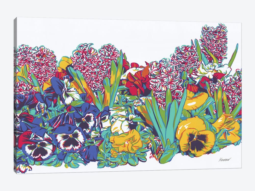 Spring Flowers by Vitali Komarov 1-piece Canvas Print