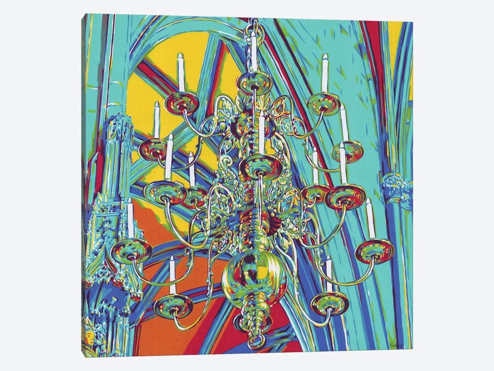 Chandelier In A Cathedral by Vitali Komarov 1-piece Canvas Print