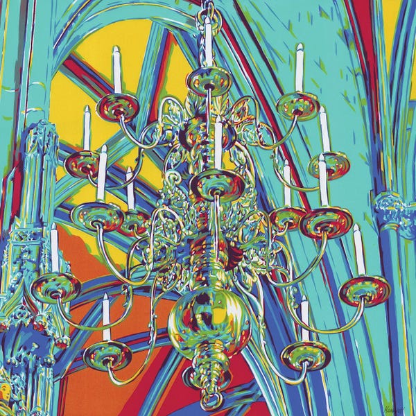 Chandeliers: Chandelier In A Cathedral by Vitali Komarov