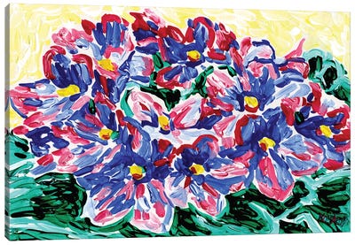 Violet Canvas Art Print - Vitali Komarov
