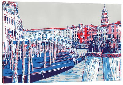 Venetian Cityscape Canvas Art Print - Vitali Komarov