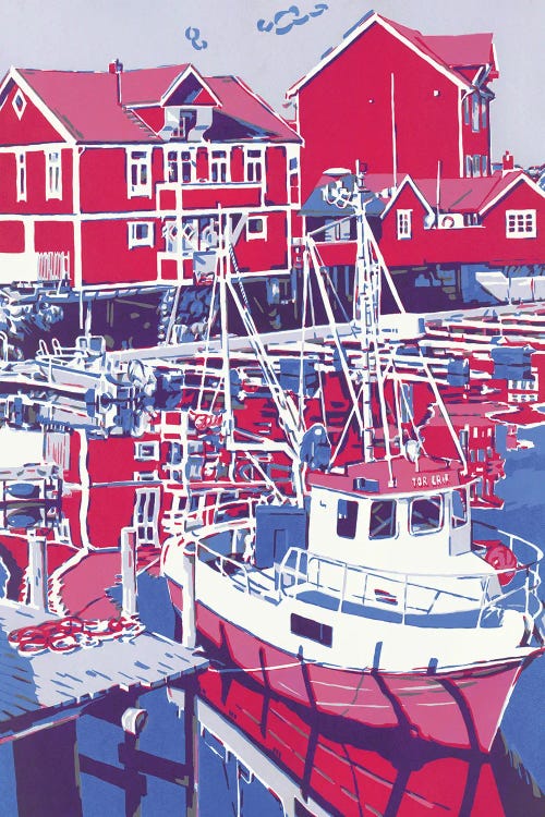 Sea Boat by Vitali Komarov wall art