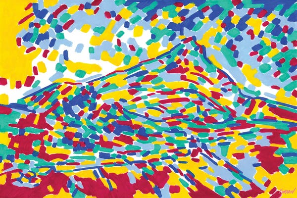 All Things Matisse: Saint Victoria Mountain In Provence by Vitali Komarov