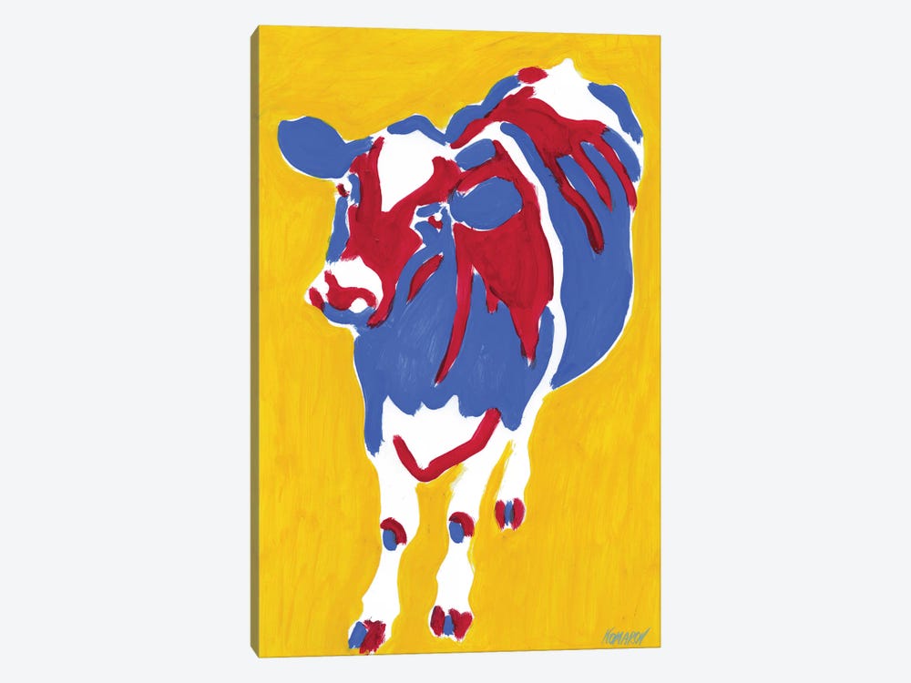 Curious Cow by Vitali Komarov 1-piece Canvas Art