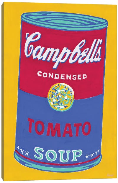 Campbell'S Soup Can Canvas Art Print - Similar to Andy Warhol