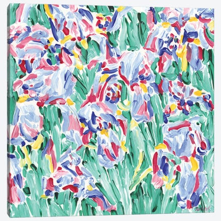 Spring Flowers Bed Canvas Print #VTK183} by Vitali Komarov Canvas Art Print