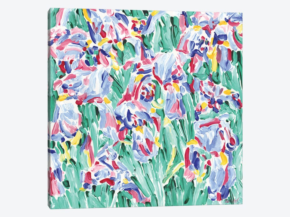 Spring Flowers Bed by Vitali Komarov 1-piece Canvas Print