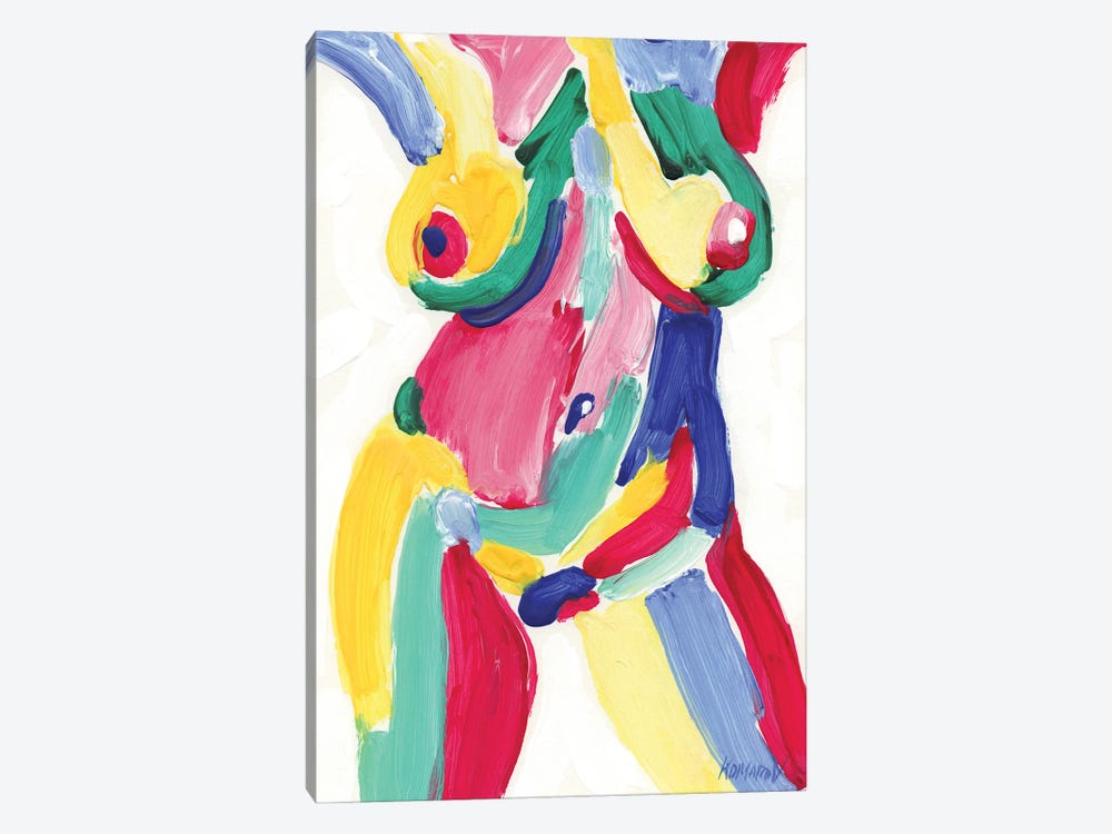 Colorful Nude by Vitali Komarov 1-piece Art Print