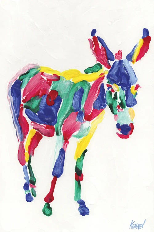 Rainbow Donkey