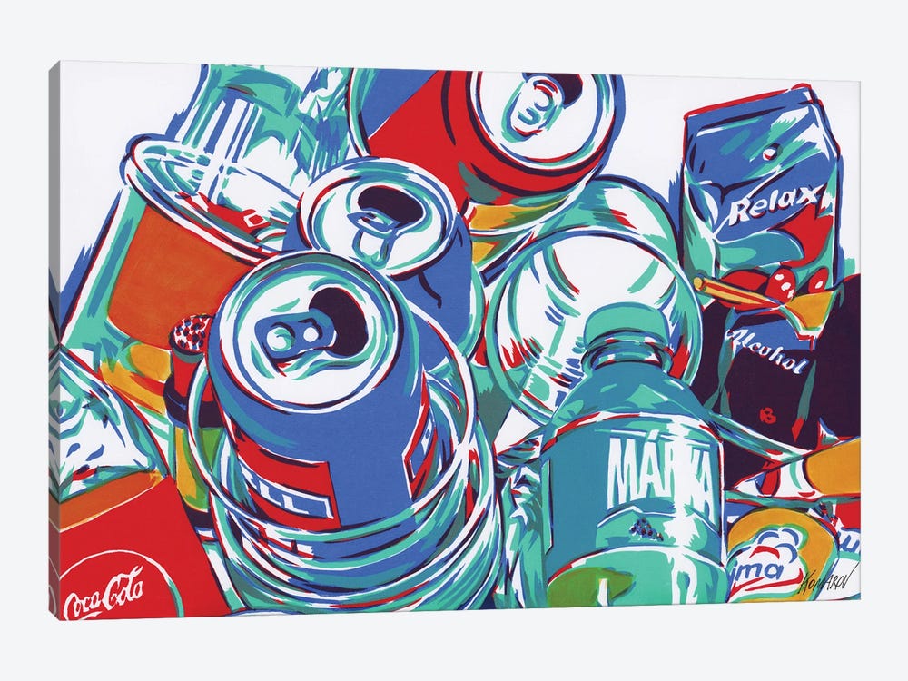 Rubbish After Party by Vitali Komarov 1-piece Art Print
