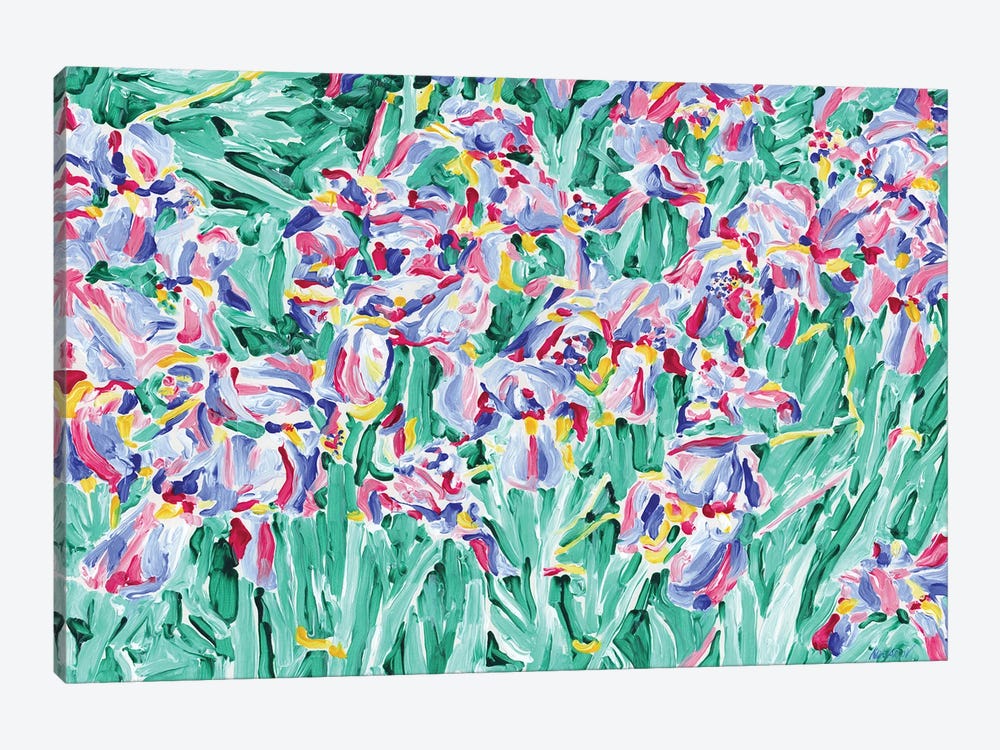 Iris Wildflowers by Vitali Komarov 1-piece Canvas Art