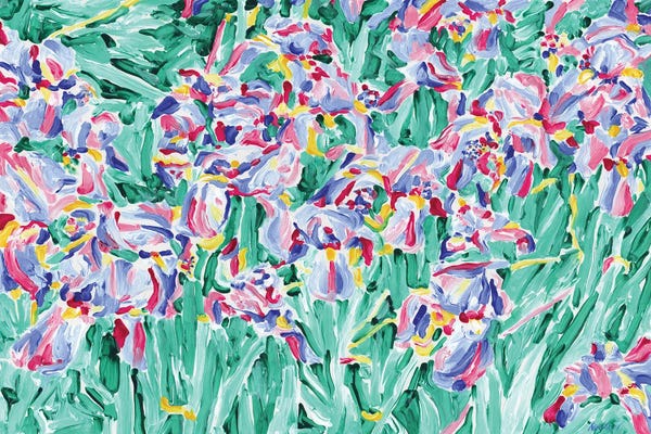 Irises: Iris Wildflowers by Vitali Komarov