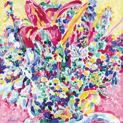 Bouquet In A Vase by Vitali Komarov canvas print