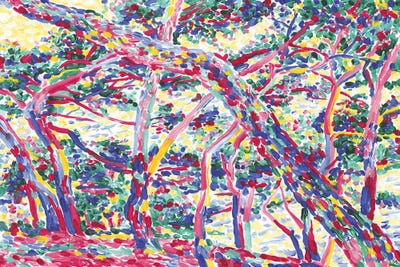 Pine Trees By The Sea by Vitali Komarov canvas print