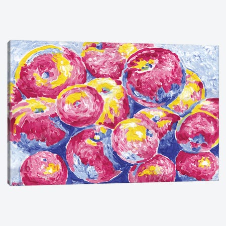 Red Apples Canvas Print #VTK203} by Vitali Komarov Canvas Art