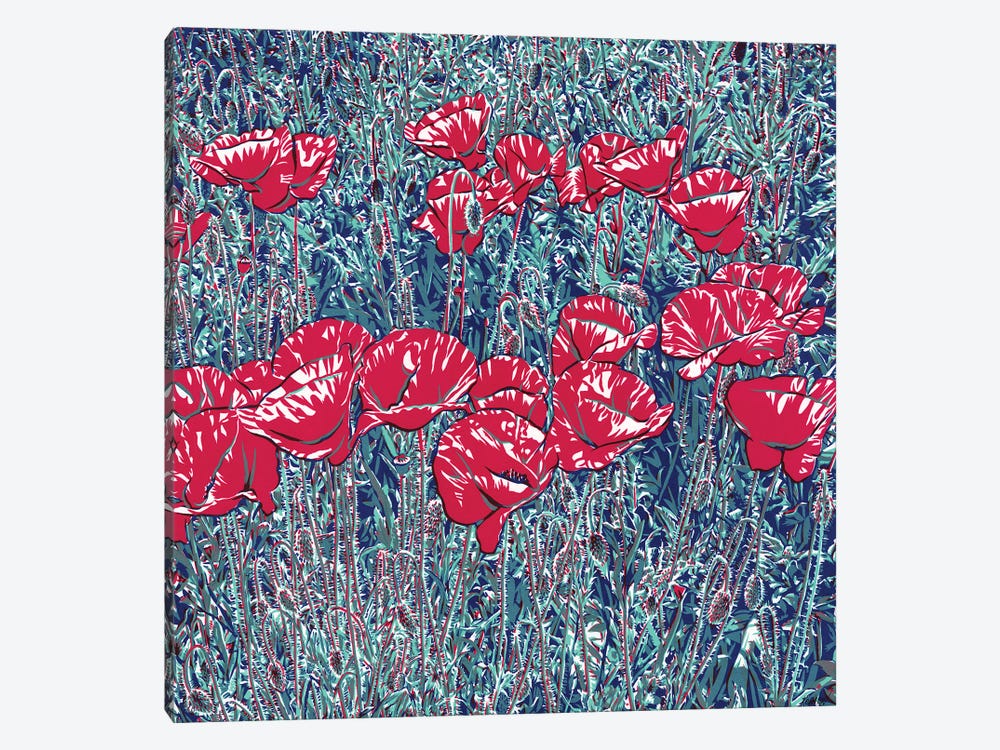 Red Poppy Field by Vitali Komarov 1-piece Art Print