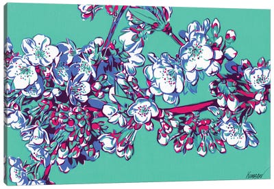 Apple Tree Branch Canvas Art Print - Apple Tree Art