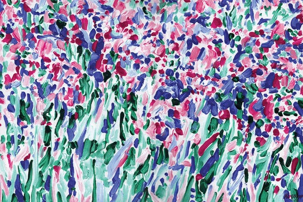 Irises: Iris Flowers Field by Vitali Komarov