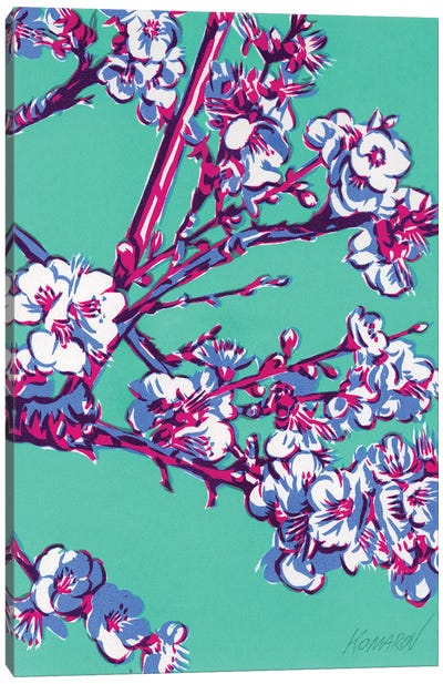 Blossoming Apple Tree Canvas Art Print