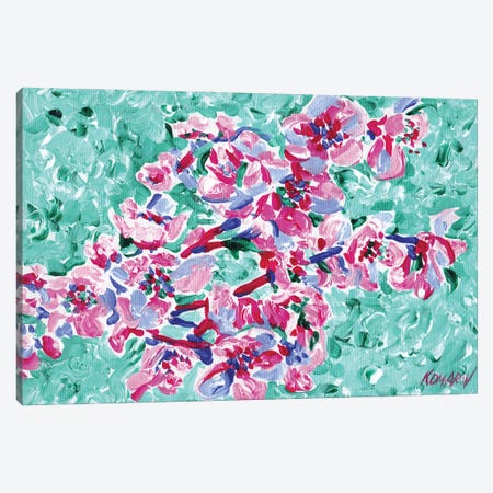 Blossoming Sakura Tree Canvas Print #VTK215} by Vitali Komarov Canvas Wall Art