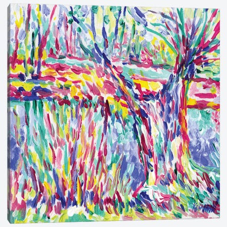 Willow By The River Canvas Print #VTK222} by Vitali Komarov Canvas Art
