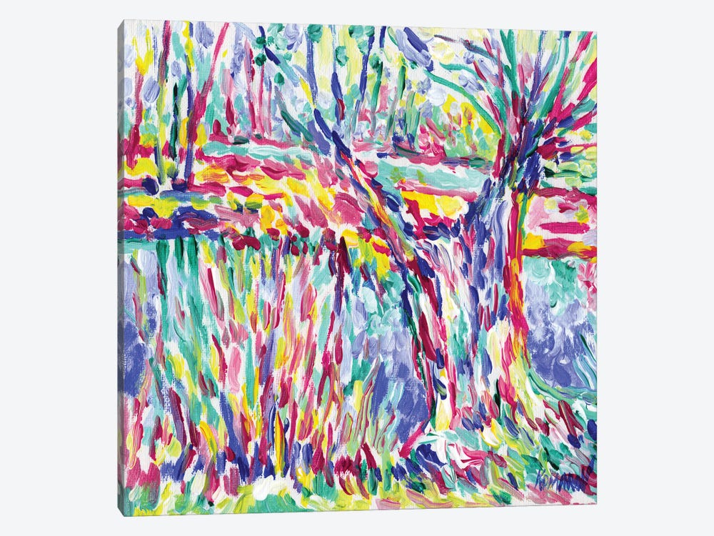 Willow By The River by Vitali Komarov 1-piece Canvas Art