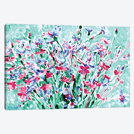 Summer Wildflowers Canvas Print #VTK224} by Vitali Komarov Canvas Art Print