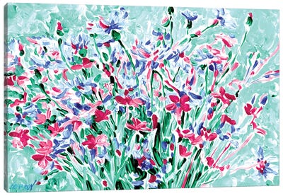 Summer Wildflowers Canvas Art Print - Vitali Komarov